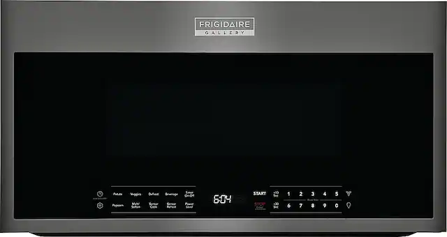Front. Frigidaire - Gallery 1.9 Cu. Ft. Over-The-Range Microwave with Sensor Cook - Black.