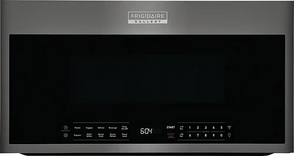 Frigidaire - Gallery 1.9 Cu. Ft. Over-The-Range Microwave with Sensor Cooking - Black