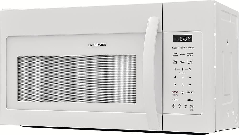 Angle. Frigidaire - 1.8 Cu. Ft. Over-The-Range Microwave - White.