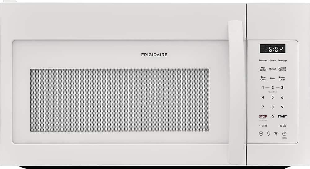 Frigidaire - 1.8 Cu. Ft. Over-The-Range Microwave with PureAir Filter - White - Front_Zoom