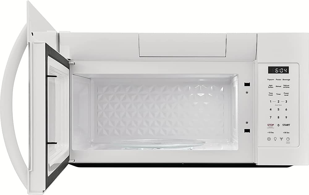 Frigidaire 1 8 Cu Ft Over The Range Microwave White Fmos1846bw Best Buy