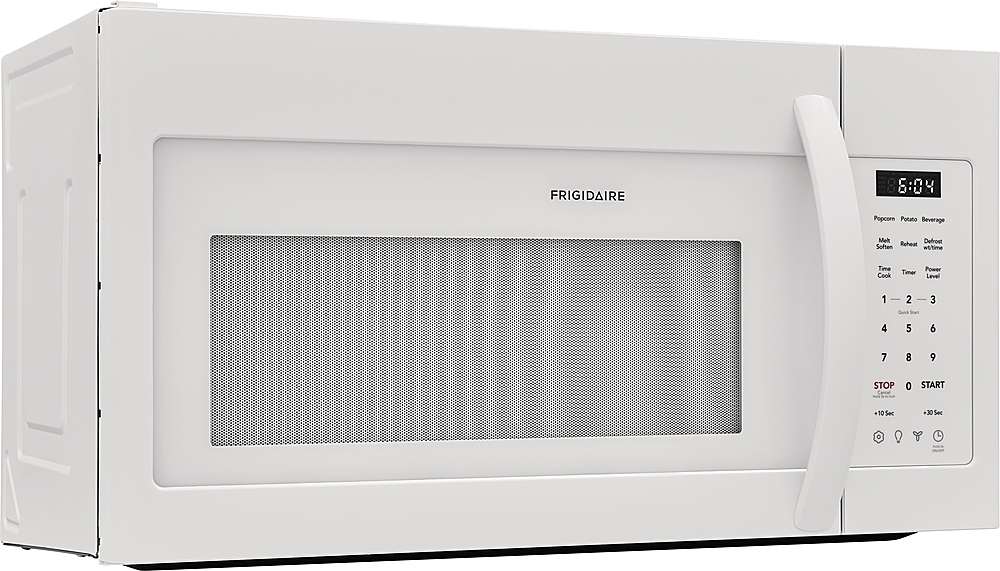 Left View: Frigidaire - 1.8 Cu. Ft. Over-The-Range Microwave - White