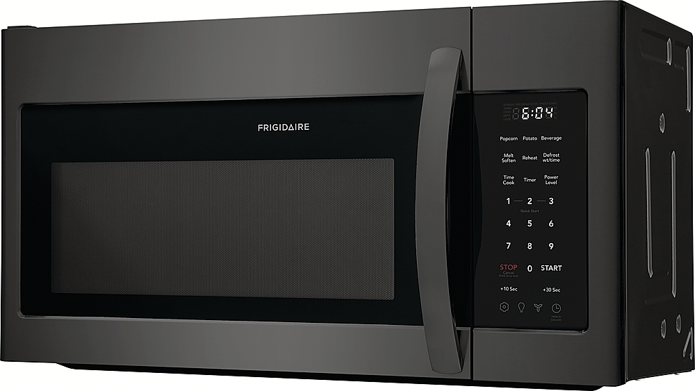 Angle. Frigidaire - 1.8 Cu. Ft. Over-The-Range Microwave - Black.
