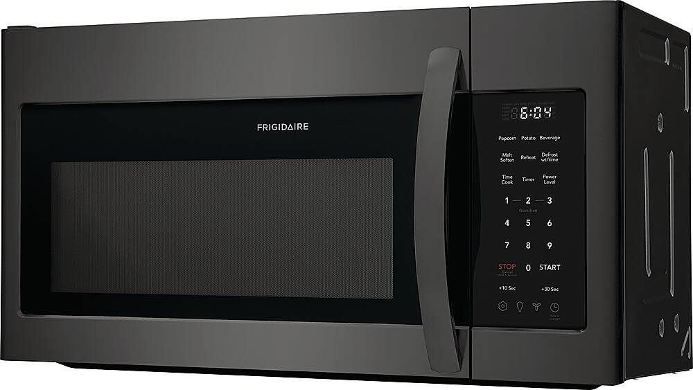 Angle. Frigidaire - 1.8 Cu. Ft. Over-The-Range Microwave - Black.