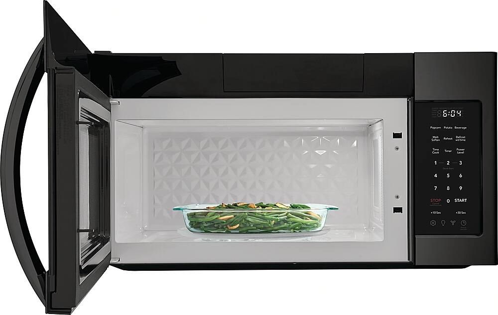 Alt View 11. Frigidaire - 1.8 Cu. Ft. Over-The-Range Microwave - Black.