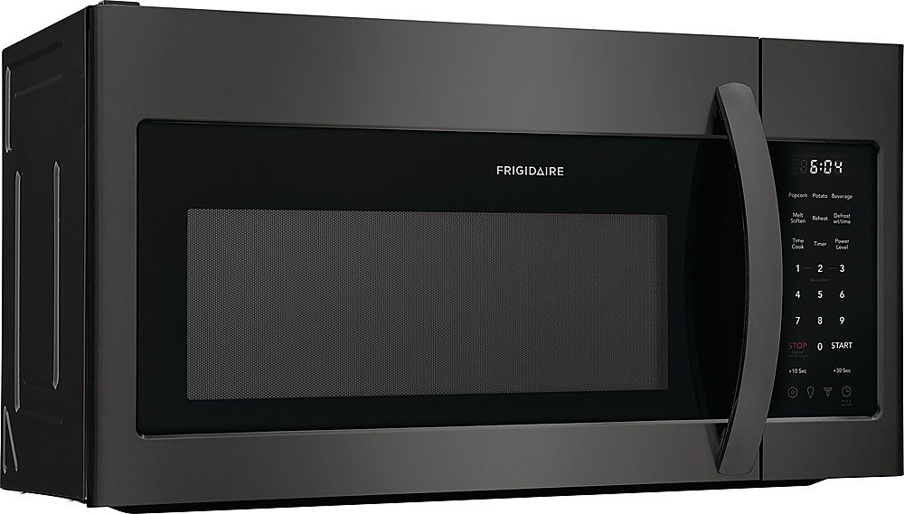 Left. Frigidaire - 1.8 Cu. Ft. Over-The-Range Microwave - Black.