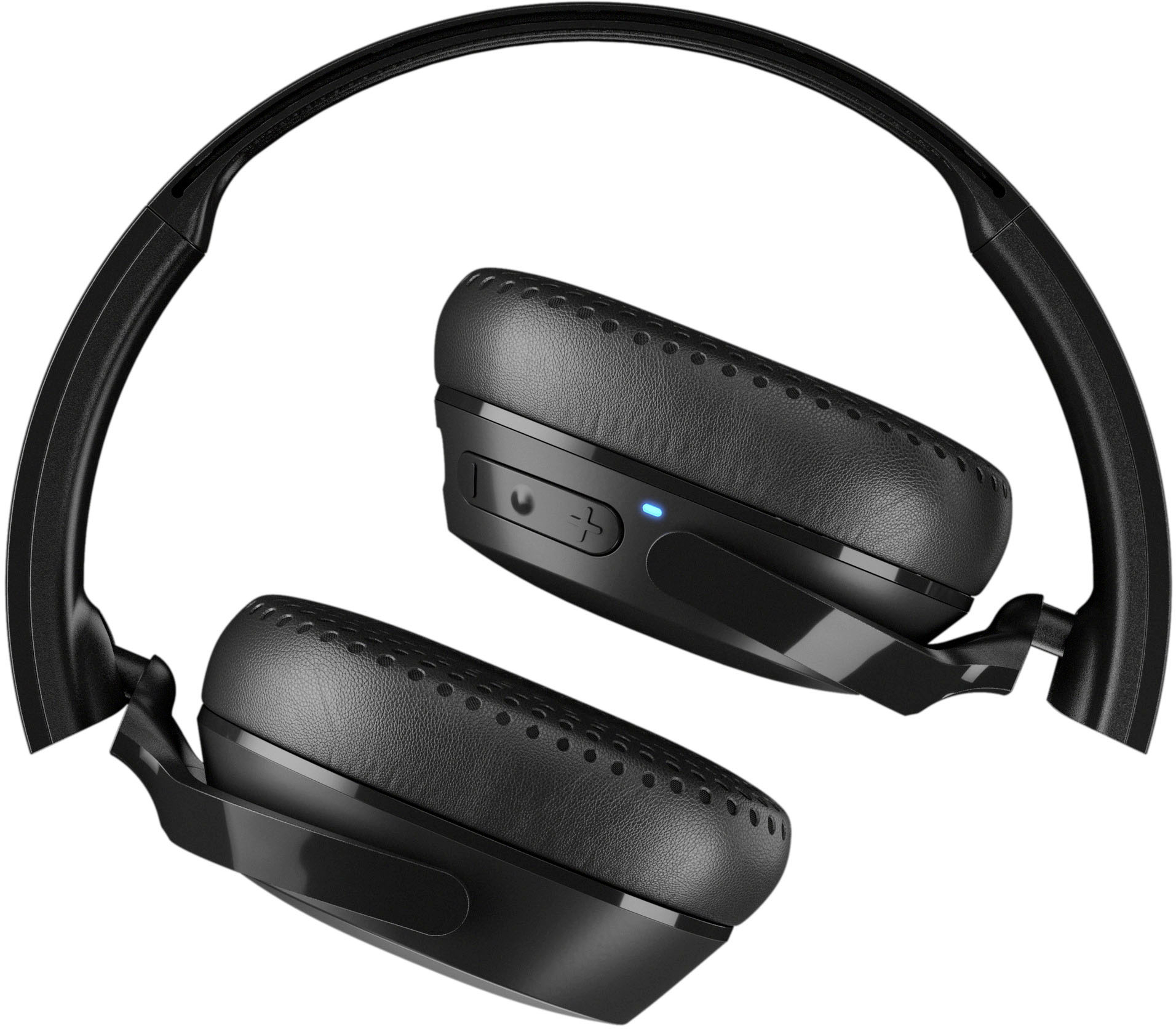 Left View: Skullcandy - Riff 2 On-Ear Wireless  Headphones - True Black