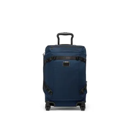 Front. TUMI - Alpha Bravo Continental 24" Front Lid Expandable 4 Wheel Carry On Suitcase - Navy.