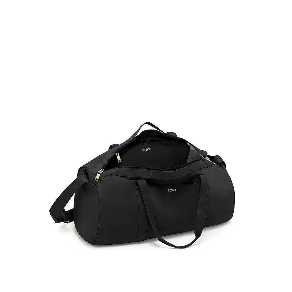 Angle View: TUMI - Voyageur Just in Case Duffel Bag - Black/Gold