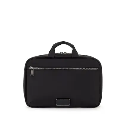 Front. TUMI - Voyageur Madeline Cosmetic - Black/Gunmetal.