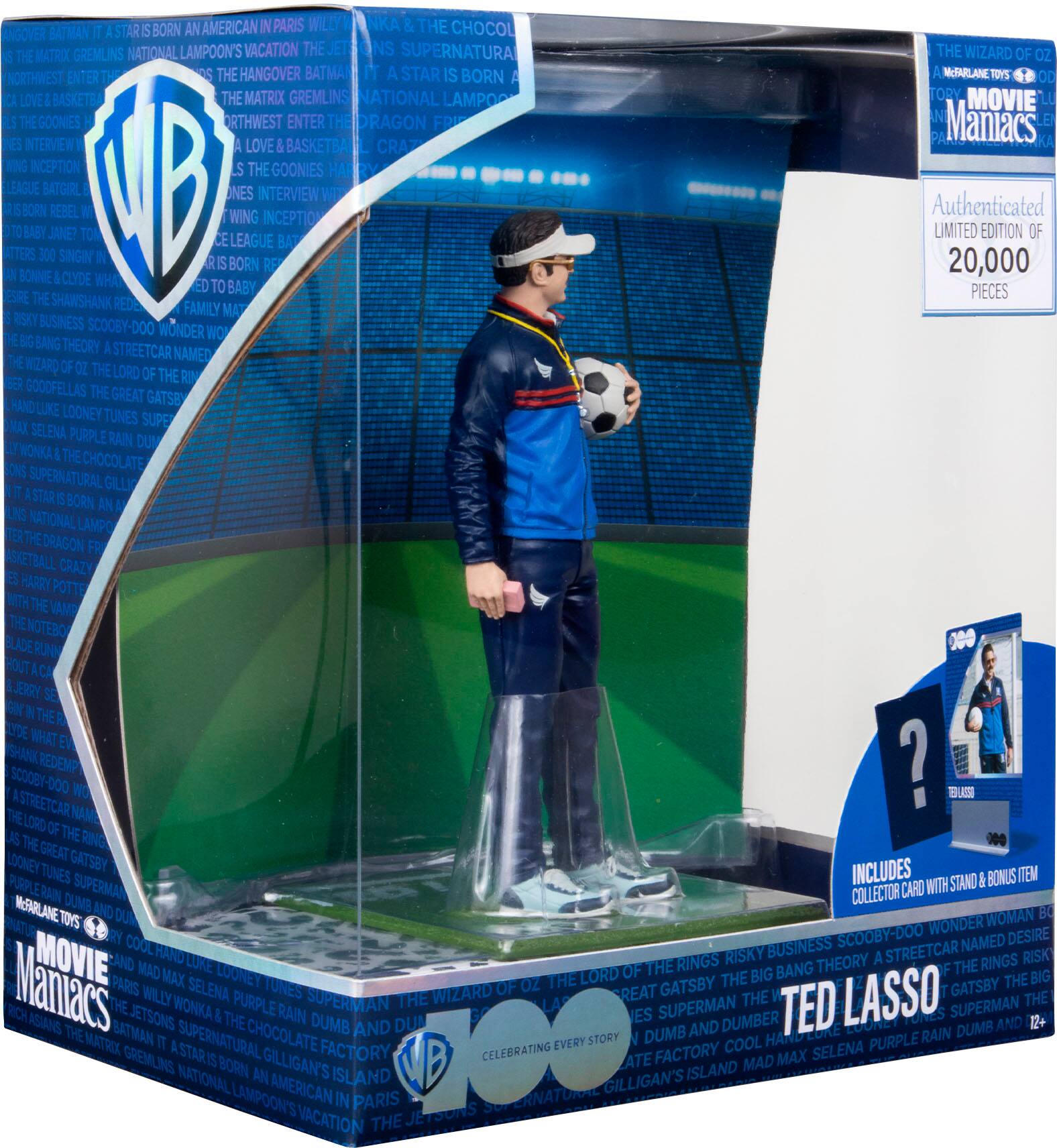 Alt View 16. McFarlane Toys - Movie Maniacs WB100 - 7" Posed Ted Lasso.