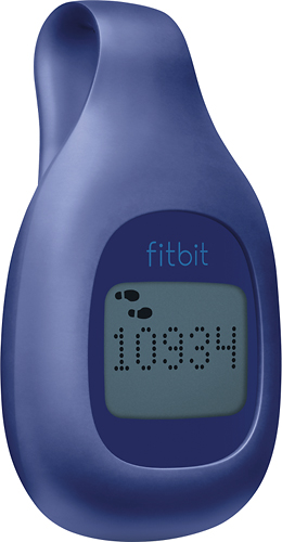 Fitbit Zip Activity Clip Calorie Steps Tracker Black Rubber FB301C New Battery 