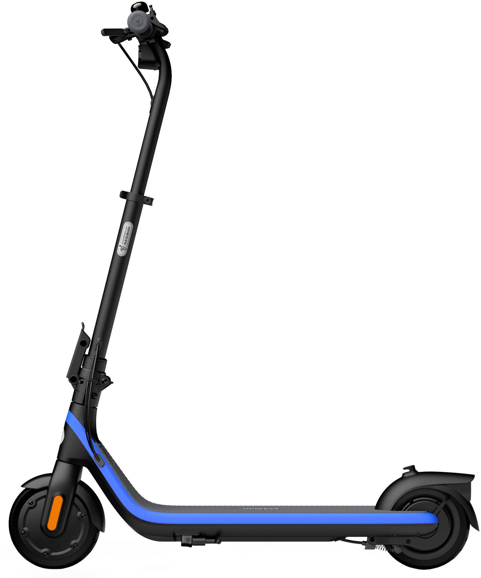 Angle. Segway - Ninebot C2 Pro Kid Electric Scooter w/7.5 mi Max operating Range & 12.4mph Max Speed - Black.