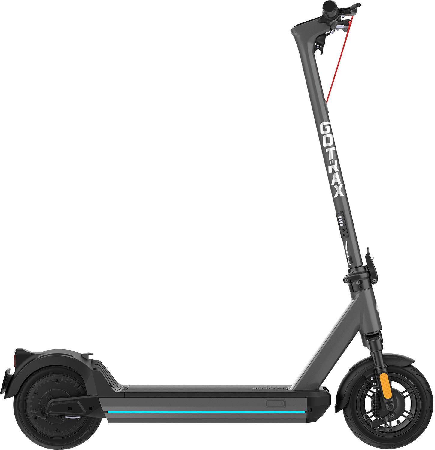 Angle View: GoTrax - G6 Commute Electric Scooter w/48mi Max operating Range & 20 Max Speed - Gray