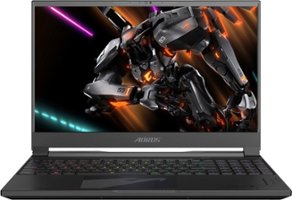 GIGABYTE - AORUS 15.6" 165Hz Gaming Laptop QHD - Intel i9-13980HX with 16GB DRR5 -NVIDIA GeForce RTX4070 - 1TB SSD - Black - Front_Zoom