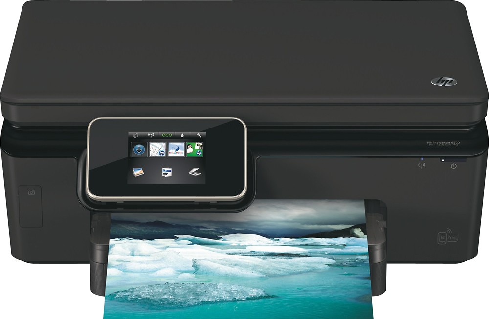 Metafor Udgående trofast HP Photosmart 6520 Wireless e-All-in-One Printer Black 6520 - Best Buy