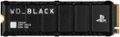 Front. WD - BLACK SN850P 2TB Internal SSD PCIe Gen 4 x4 with Heatsink for PS5 - Black.