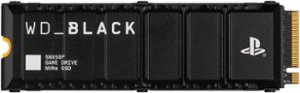 WD - BLACK SN850P 2TB Internal SSD PCIe Gen 4 x4 with Heatsink for PS5 - Front_Zoom