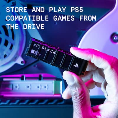 WD BLACK SN850P 4TB Internal SSD PCIe Gen 4 x4 with Heatsink for WD BLACK SN850P 4TB Internal SSD PCIe Gen 4 x4 with Heatsink for