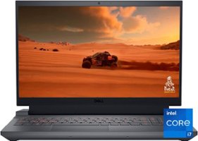 Dell G15 15.6" FHD 120Hz Gaming Laptop - Intel Core i7 - 8GB Memory - NVIDIA GeForce RTX 4050 - 1TB SSD - Dark Shadow Gray - Front_Zoom