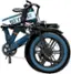 Left. Heybike - Tyson Foldable E-bike w/ 55mi Max Operating Range & 28 mph Max Speed - Blue.
