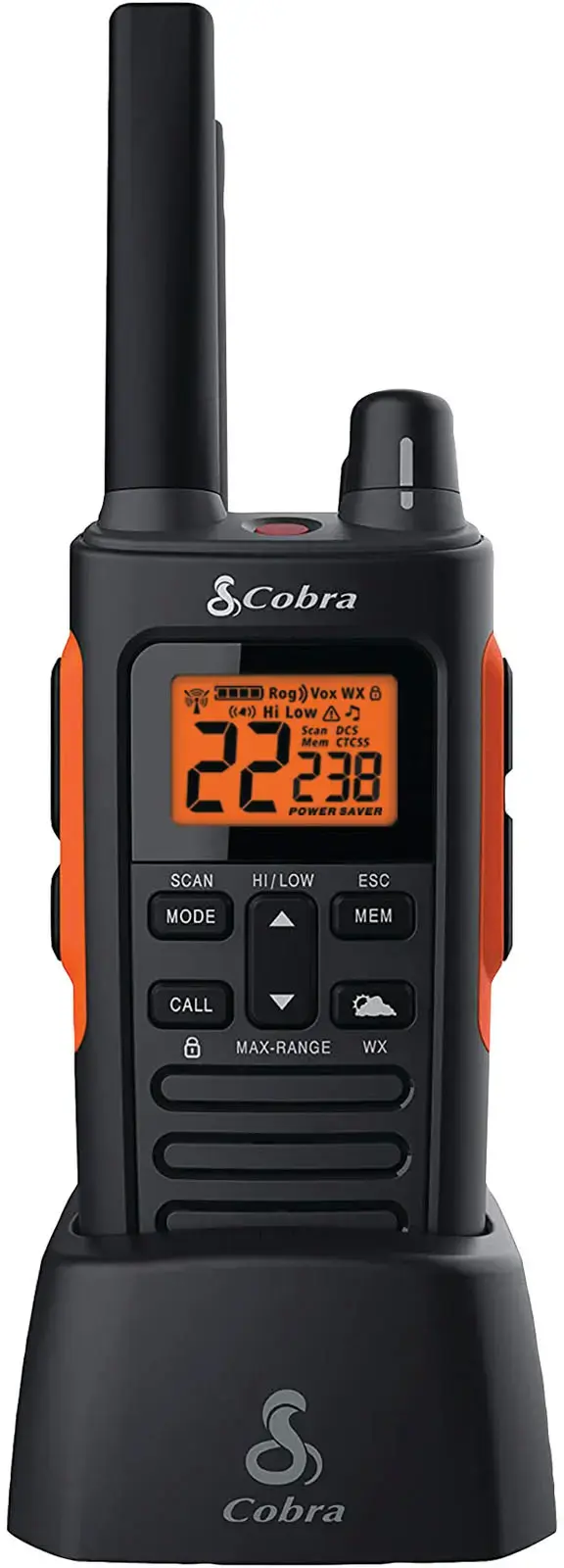 Alt View 13. Cobra - 38-Mile, 60-Channel 2-Way Radios (Pair) - Black.