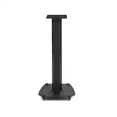 Front. MartinLogan - Motion Stand25 Bookshelf Speaker Stand - Black.