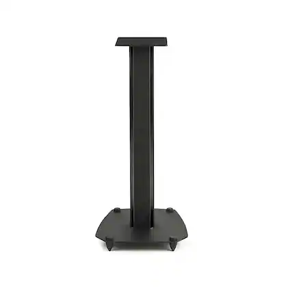 Front. MartinLogan - Motion Stand25 Bookshelf Speaker Stand - Black.