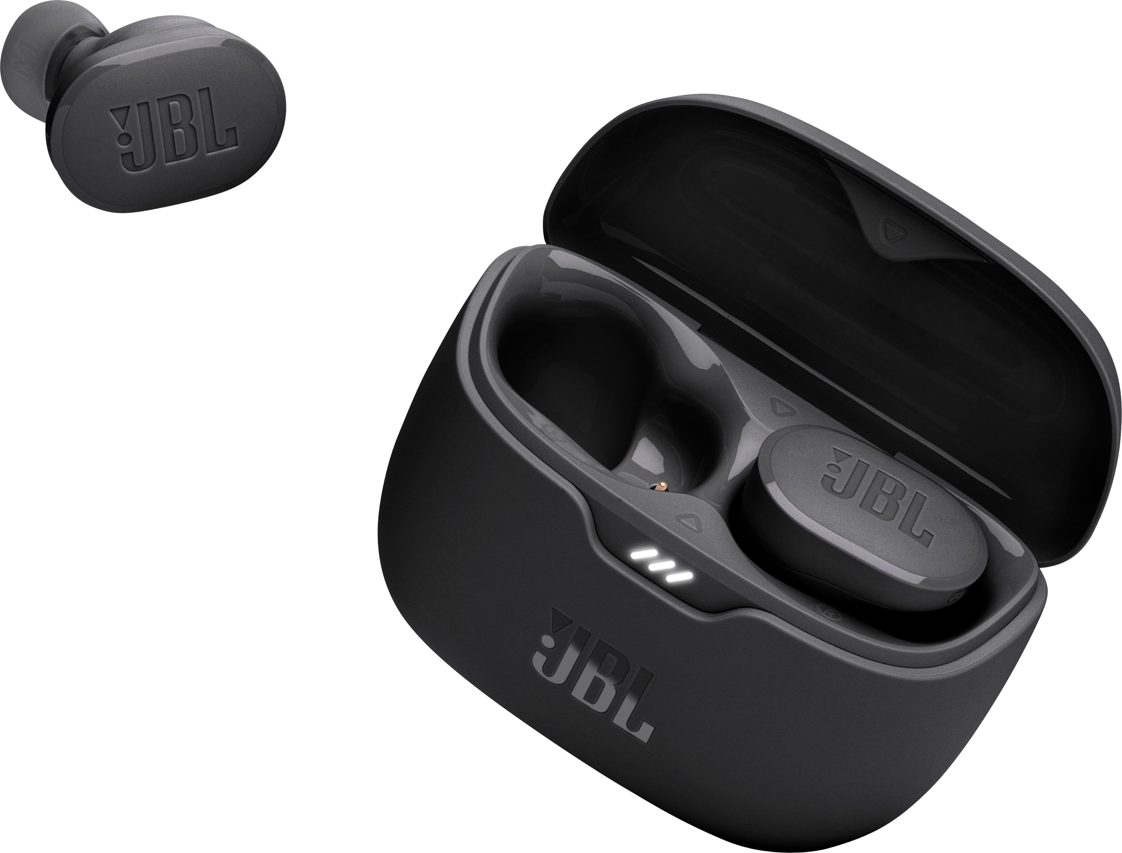 Angle. JBL - Tune Buds True Wireless Noise Cancelling Earbuds - Black.