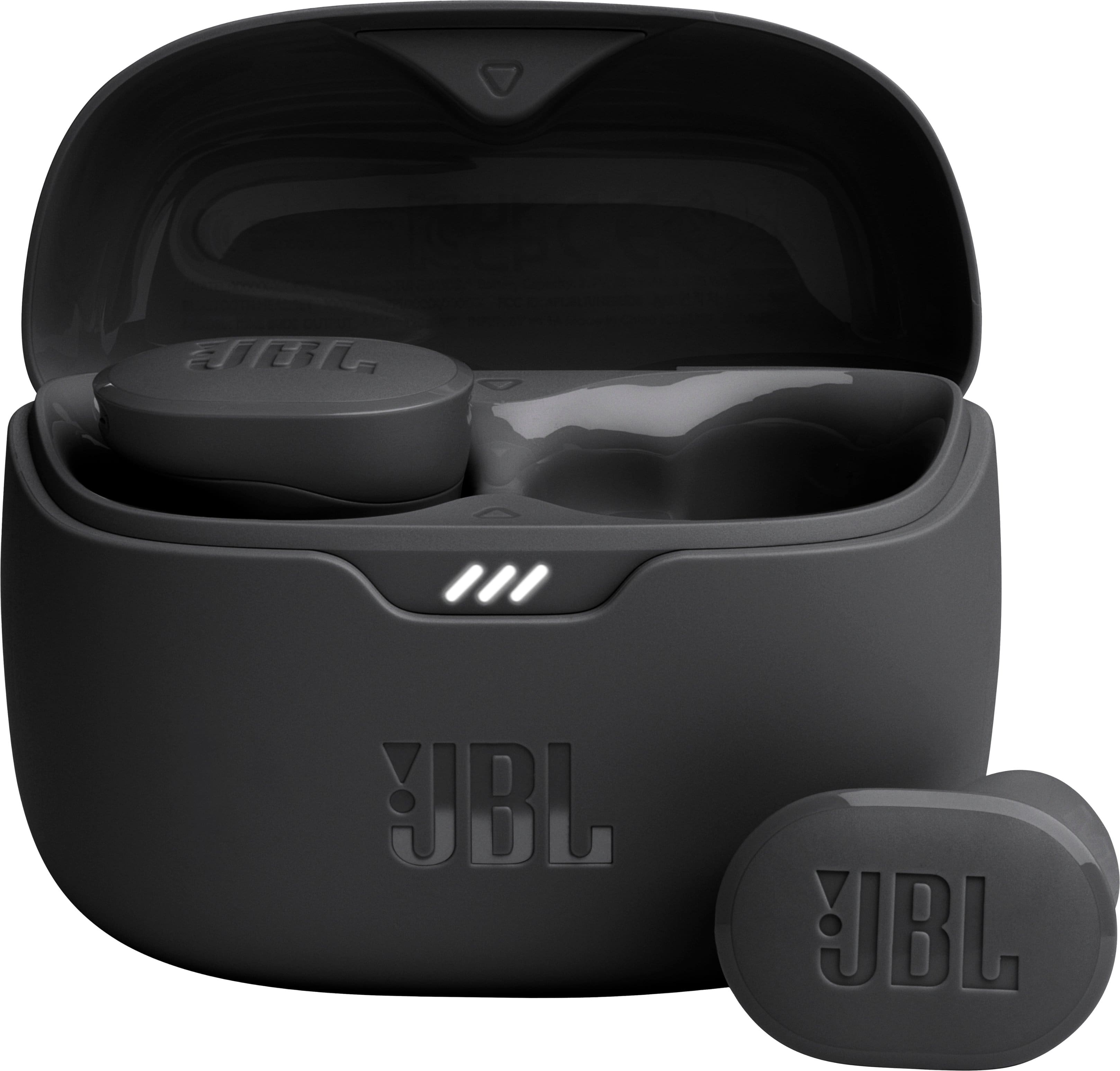 JBL - Tune Buds True Wireless Noise Cancelling Earbuds - 2023 - Black - Front_Zoom