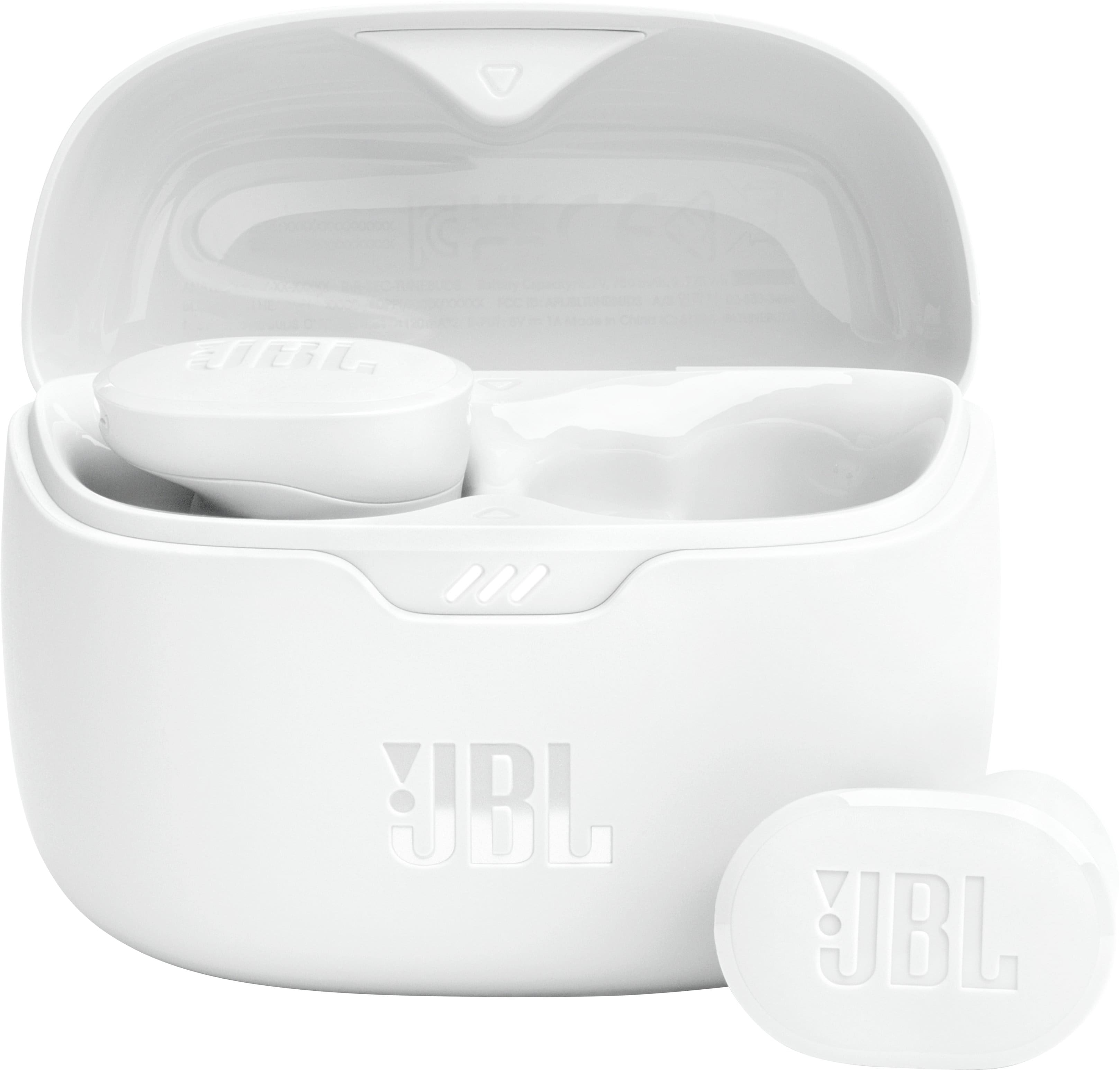 JBL - Tune Buds True Wireless Noise Cancelling Earbuds - 2023 - White - Front_Zoom