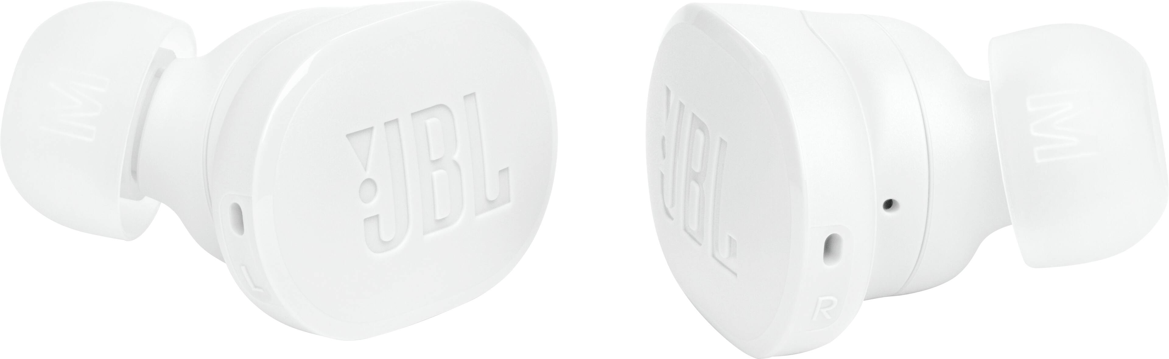 Alt View 17. JBL - Tune Buds True Wireless Noise Cancelling Earbuds - White.