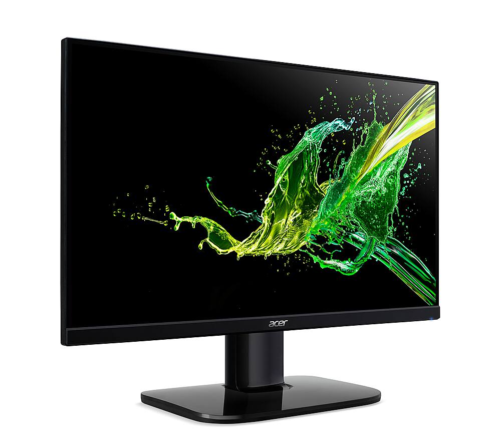 Angle View: Acer - UT1 23.8" Monitor 16:9 Full HD Widescreen Monitor - Refurbished (HDMI)