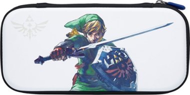 PowerA - Slim Case for Nintendo Switch - OLED Model, Nintendo Switch or Nintendo Switch Lite - Master Sword Defense - Front_Zoom