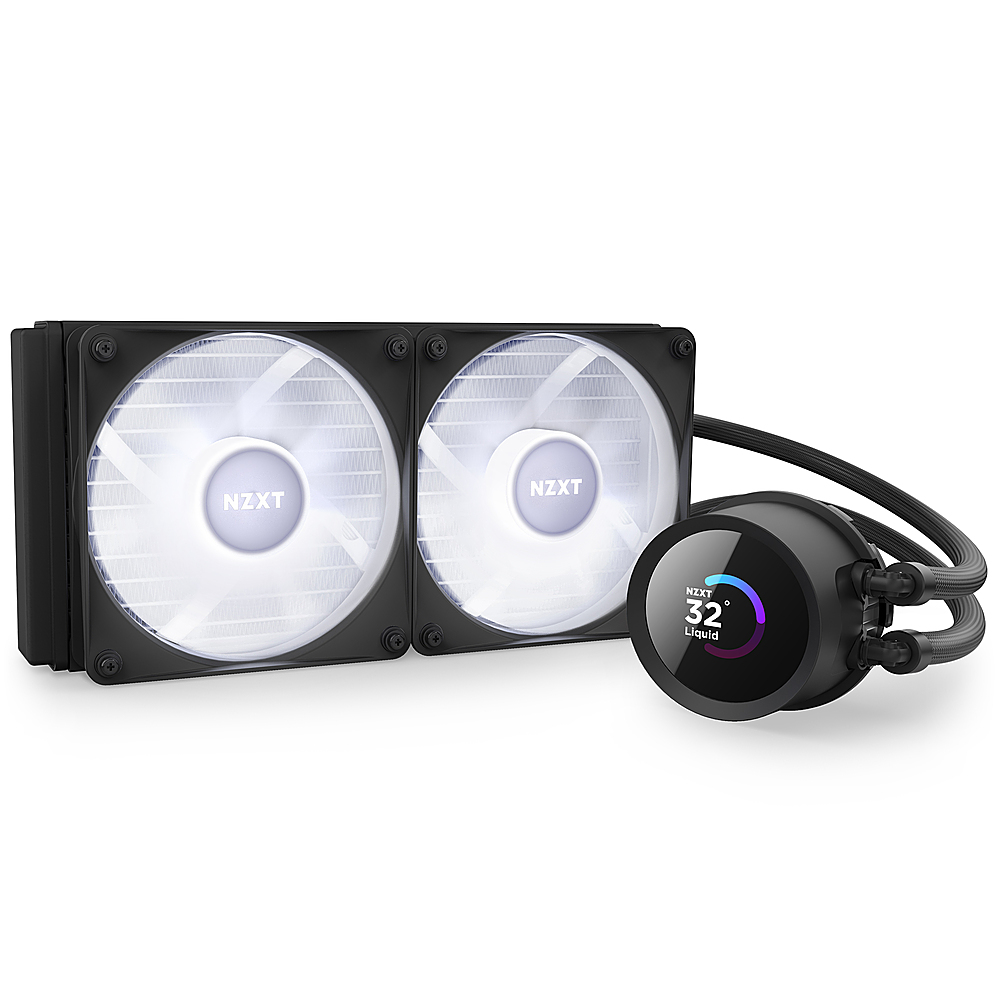 Best Buy: NZXT Kraken 240 120mm Fans + AIO 240mm Radiator Liquid Cooling  System with 1.54
