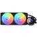 Alt View 18. NZXT - Kraken 240 - 120mm Fans + AIO 240mm Radiator Liquid Cooling System with 1.54" LCD display and RGB Fans - Black.