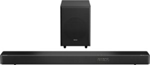 Hisense - 3.1.2  Dolby  ATMOS Soundbar with Wireless Subwoofer - Black - Front_Zoom