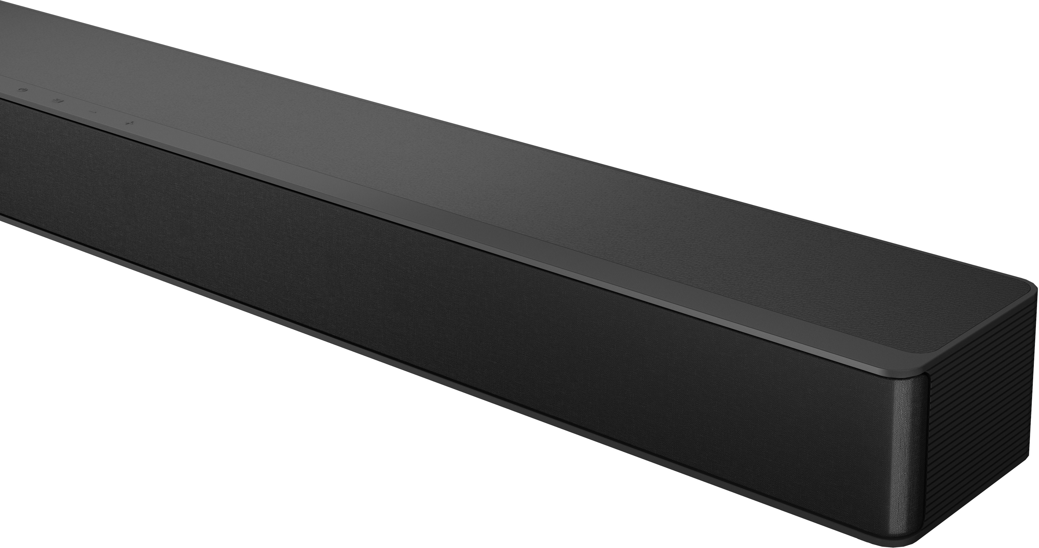 Angle View: Hisense - 2.1 Channel Soundbar with Built-in Subwoofer - Black