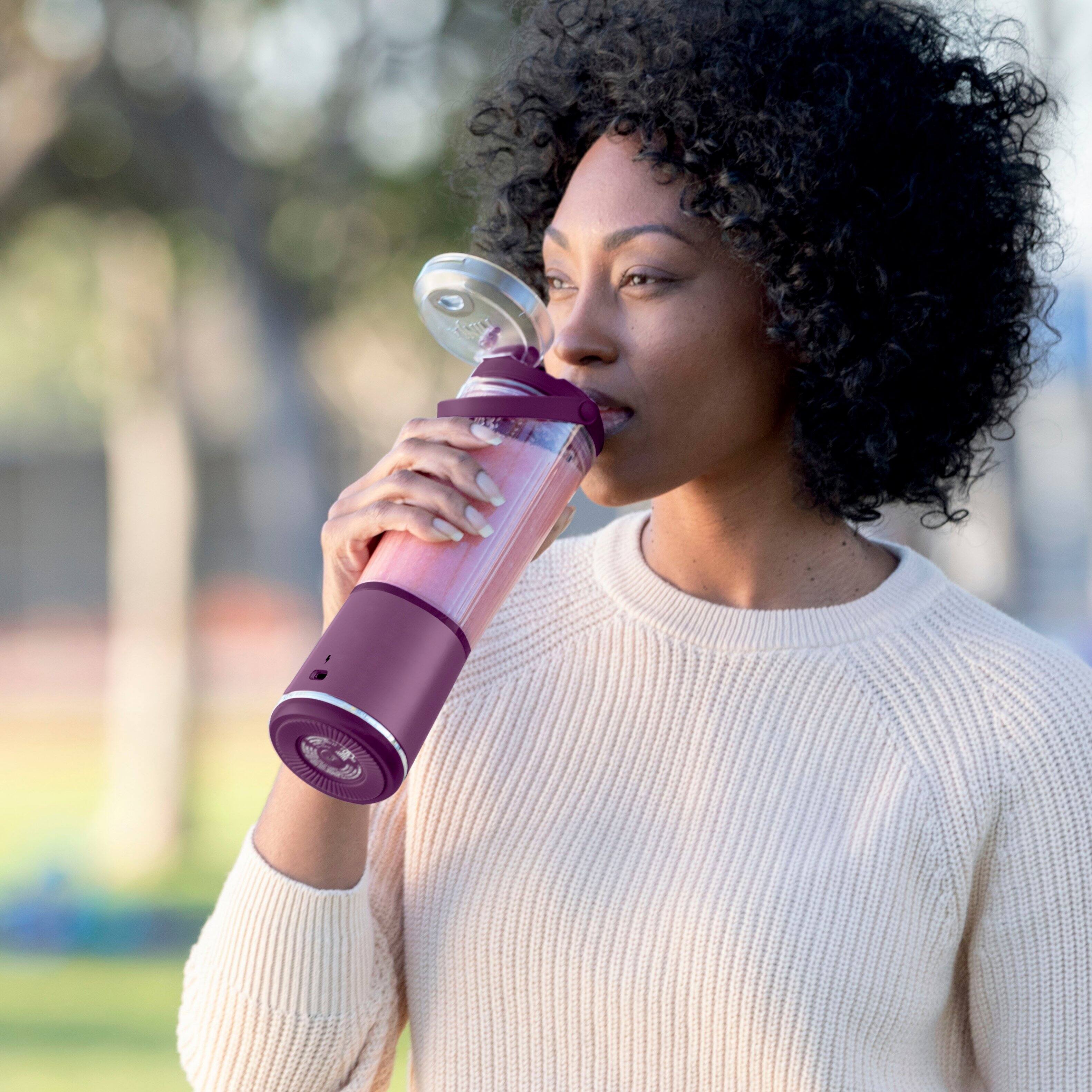 Alt View 11. Ninja - Blast 18 oz. Portable Blender - Passion Fruit Purple.