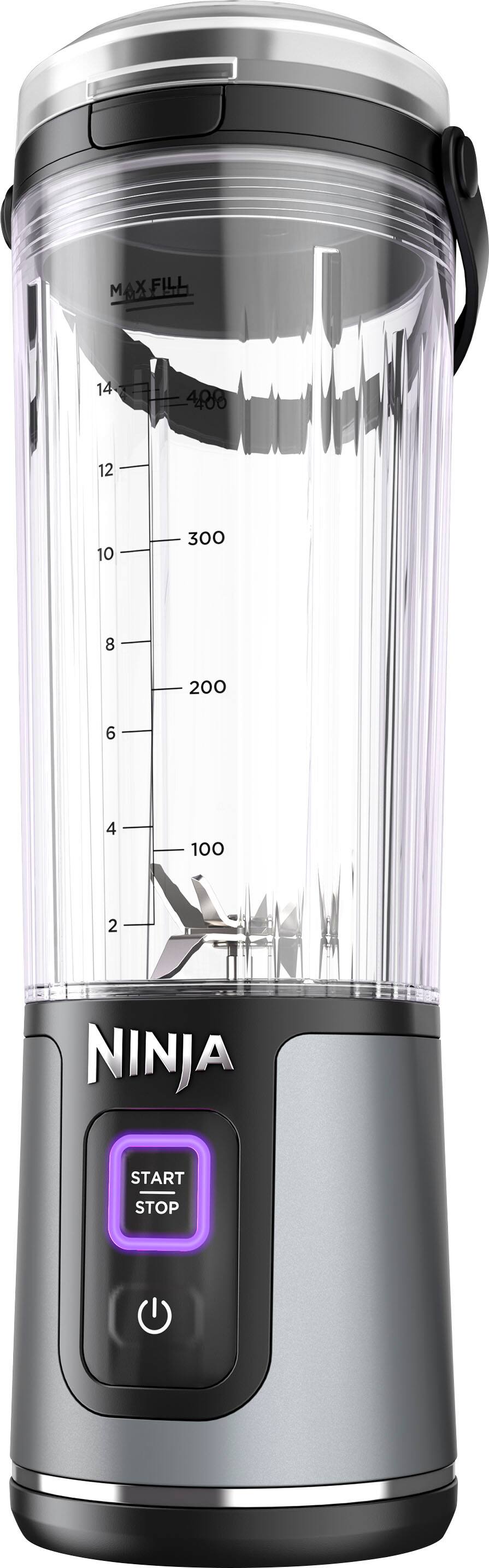 Angle. Ninja - Blast 18 oz. Portable Blender - Black.