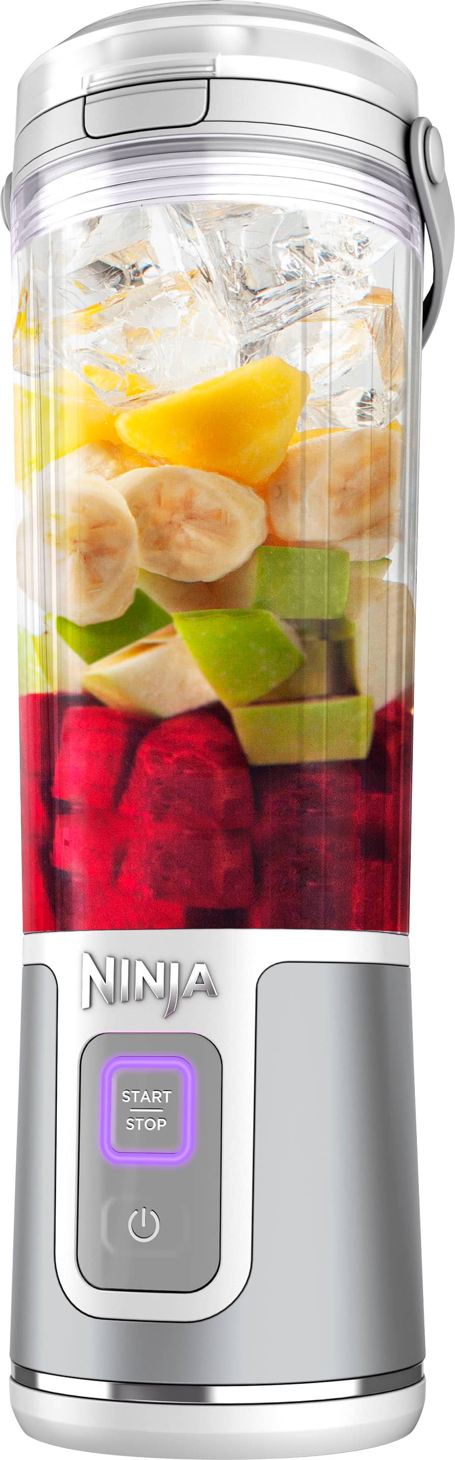 Ninja - Blast 18 oz. Portable Blender - White - Front_Zoom