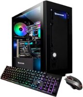 iBUYPOWER - Element CL Gaming Desktop - Hardline Liquid Cooling - Intel Core i7 13700KF - 32GB RAM - GeForce RTX 3070 8GB - 2TB NVMe - Black - Front_Zoom