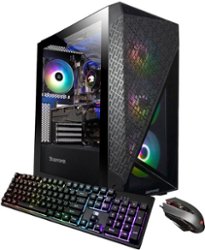 iBUYPOWER - SlateMesh Gaming Desktop - Intel Core i9-13900KF - 32GB DDR5 RGB Memory - NVIDIA GeForce RTX 4070  12GB - 1TB NVMe SSD - Black - Front_Zoom