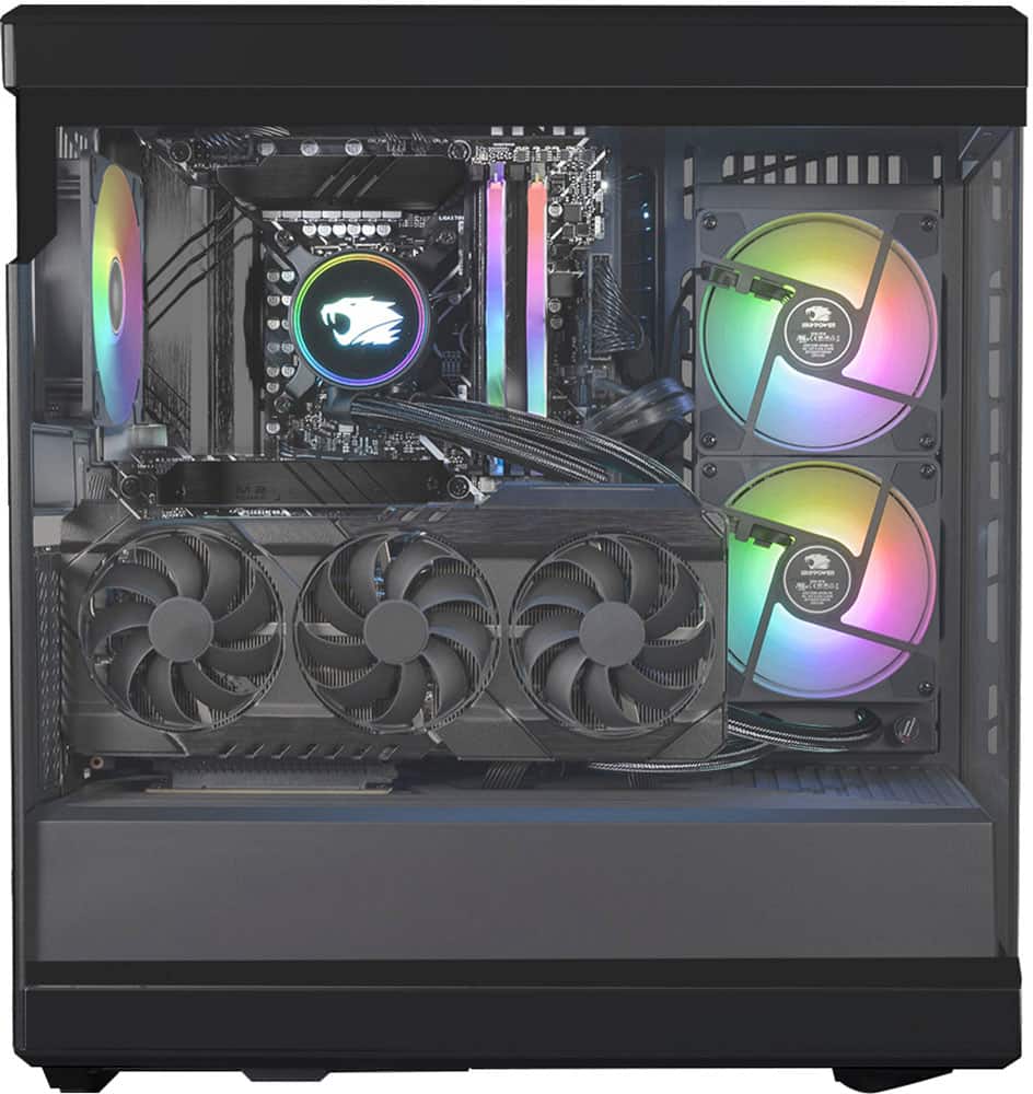 Back. iBUYPOWER - Y40 Gaming Desktop - Intel Core i7 13700KF - 32GB Memory - NVIDIA GeForce RTX 4070 12GB - 1TB NVMe SSD - Black.