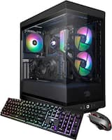 iBUYPOWER - Y40 Gaming Desktop - Intel Core i7 13700KF - 32GB Memory - NVIDIA GeForce RTX 4070 12GB - 1TB NVMe SSD - Black - Front_Zoom