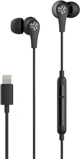 JLab JBuds Pro Lightning Wired Earbuds Black EPROLNTGRBLK123 Best Buy
