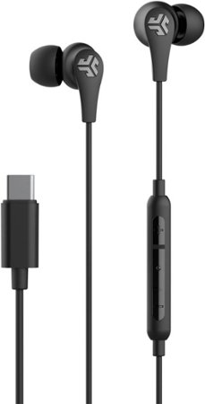 JLab - JBuds Pro USB-C Wired Earbuds - Black