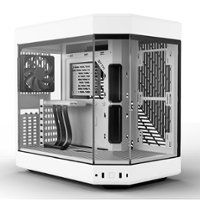 HYTE - Y60 ATX Mid-Tower PC Case - Snow White - Front_Zoom