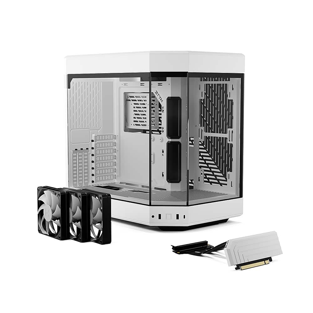 Alt View 11. HYTE - HYTE - Y60 ATX Mid-Tower PC Case - Snow White.
