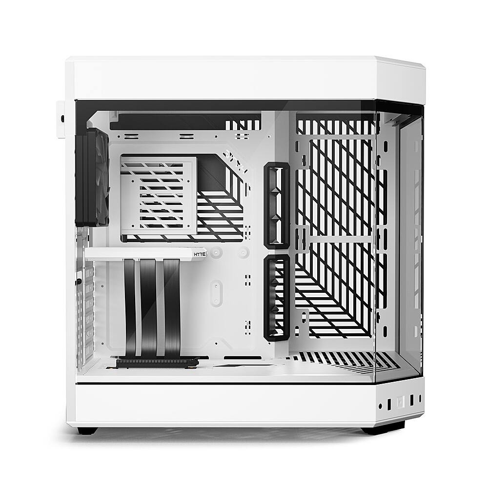 Alt View 12. HYTE - HYTE - Y60 ATX Mid-Tower PC Case - Snow White.
